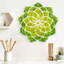 Wallity Daisy Accesorio decorativo de pared Verde y Blanco